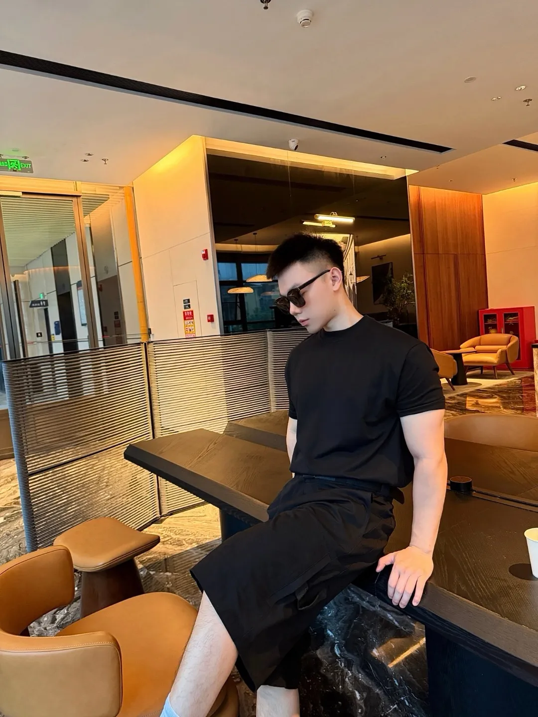 Louis Vuitton/Louis Vuitton cotton cargo shorts